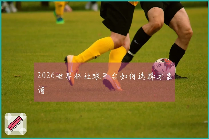 2026世界杯让球平台如何选择才靠谱